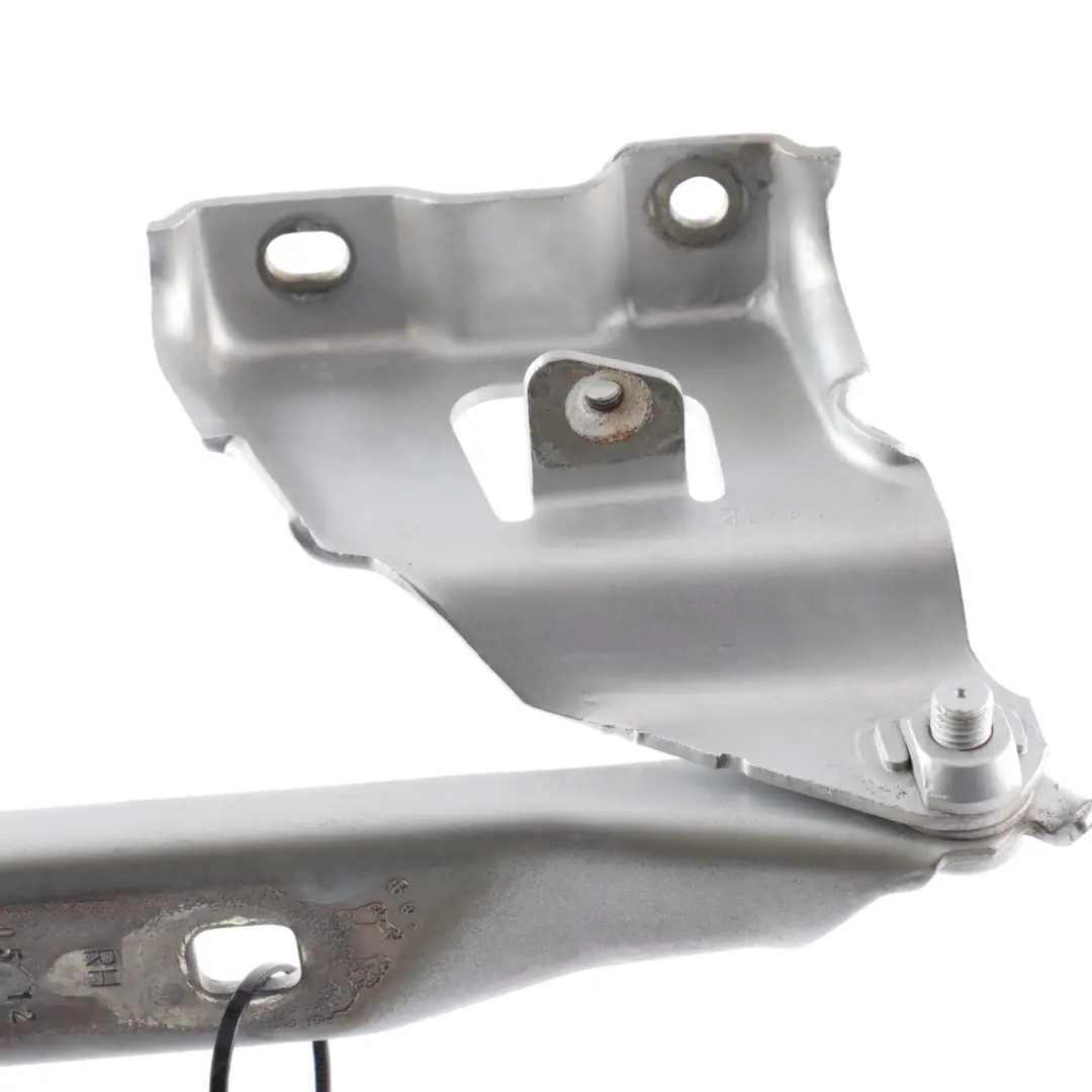 Audi A4 B8 Front Bonnet Hood Hinge Right O/S Ice Silver Metallic - X7W