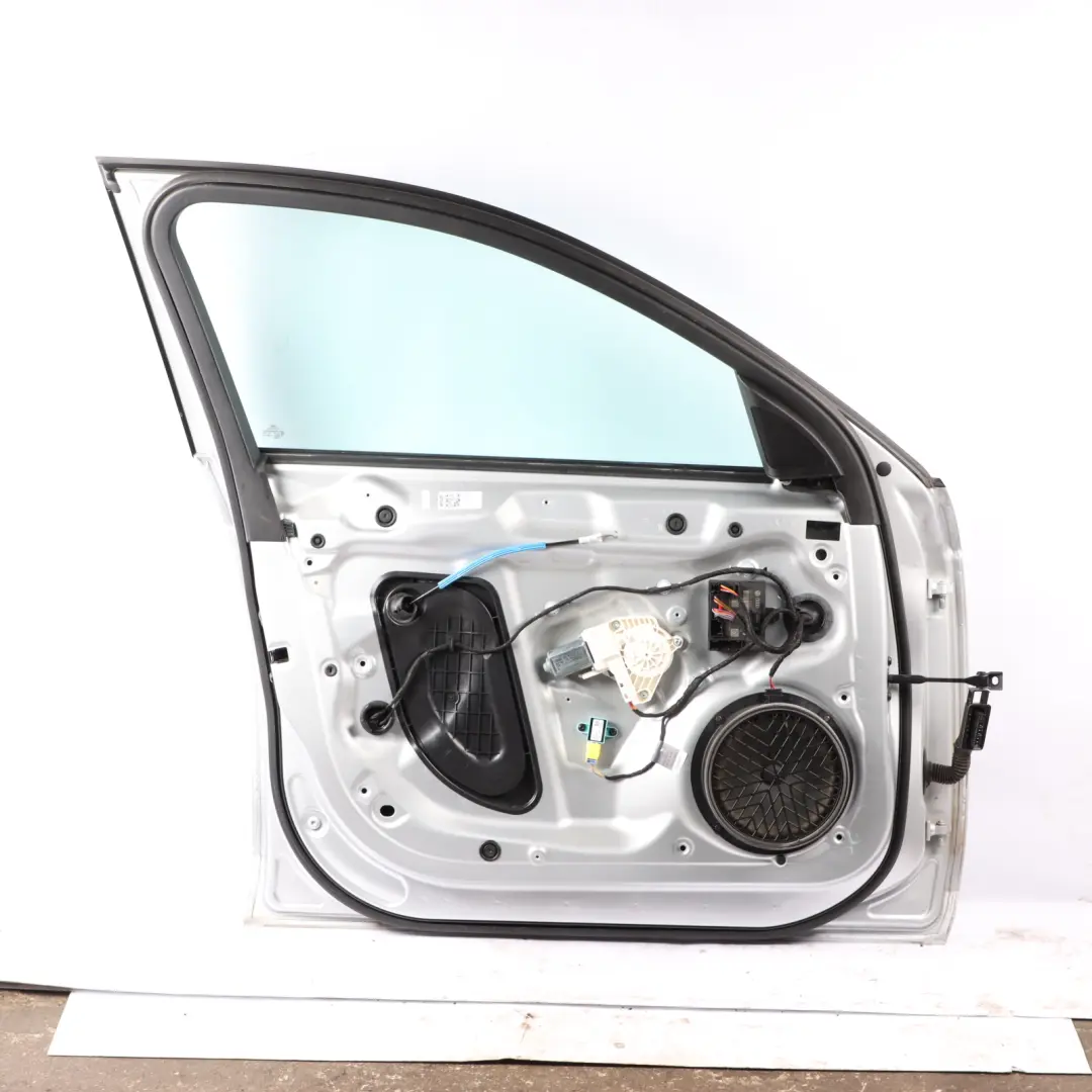 Audi A4 B8 Front Door Left N/S Ice Silver Metallic - X7W