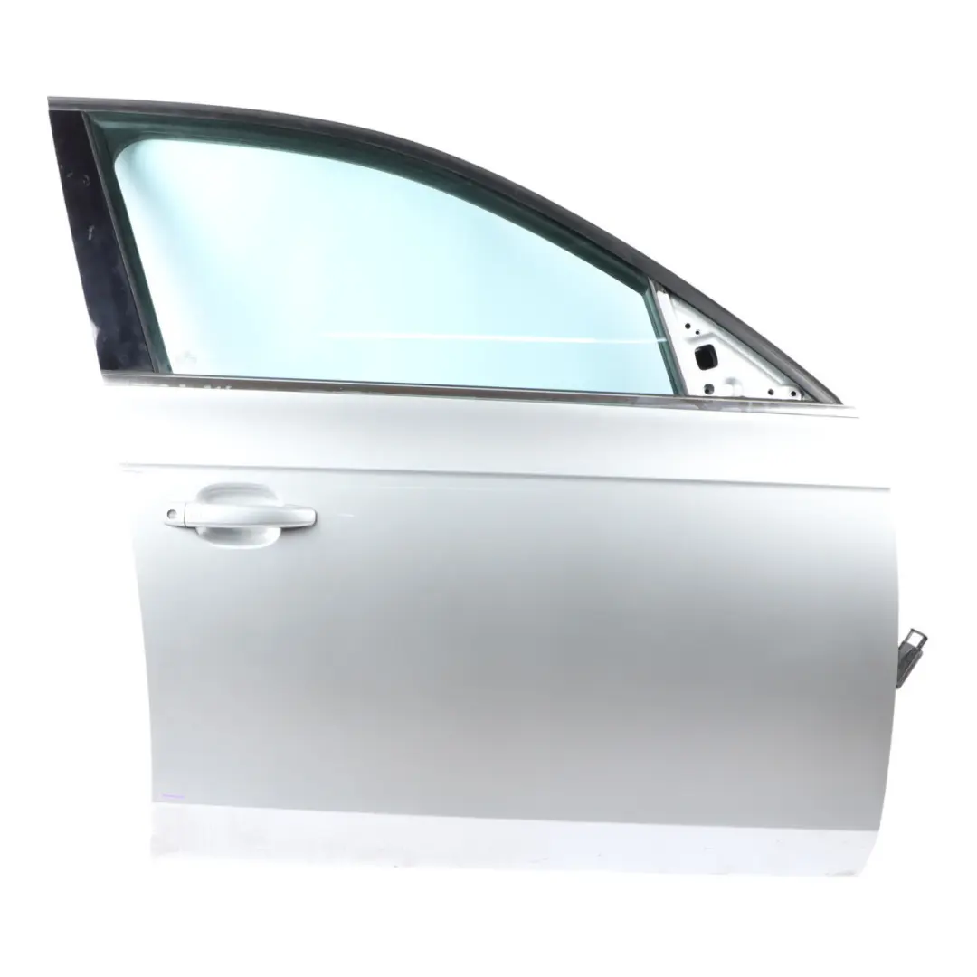 Audi A4 B8 Front Door Right O/S Ice Silver Metallic - X7W