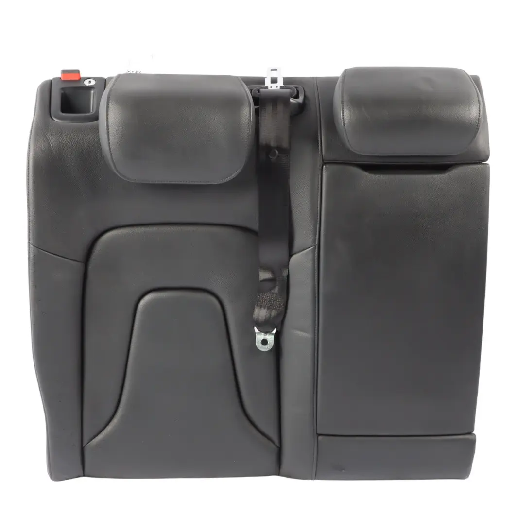 Audi A4 B8 Rear Seat Right O/S Backrest Cover Black Leather Soul Cup Holder