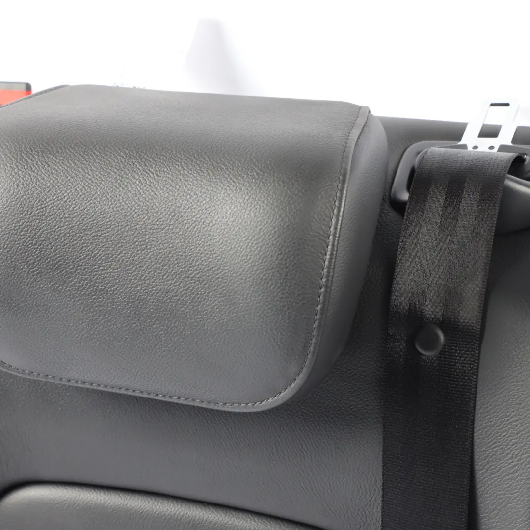 Audi A4 B8 Rear Seat Right O/S Backrest Cover Black Leather Soul Cup Holder