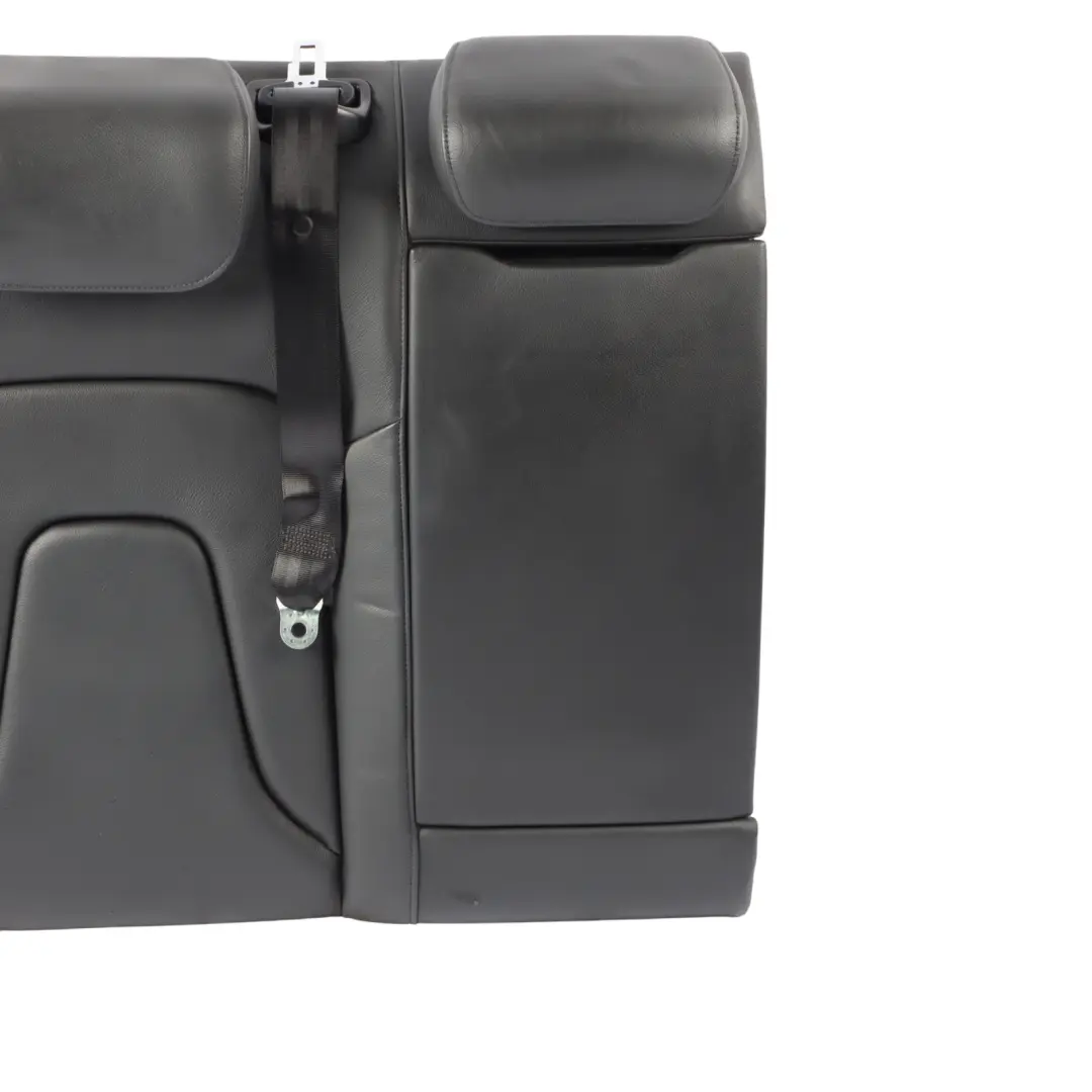 Audi A4 B8 Rear Seat Right O/S Backrest Cover Black Leather Soul Cup Holder