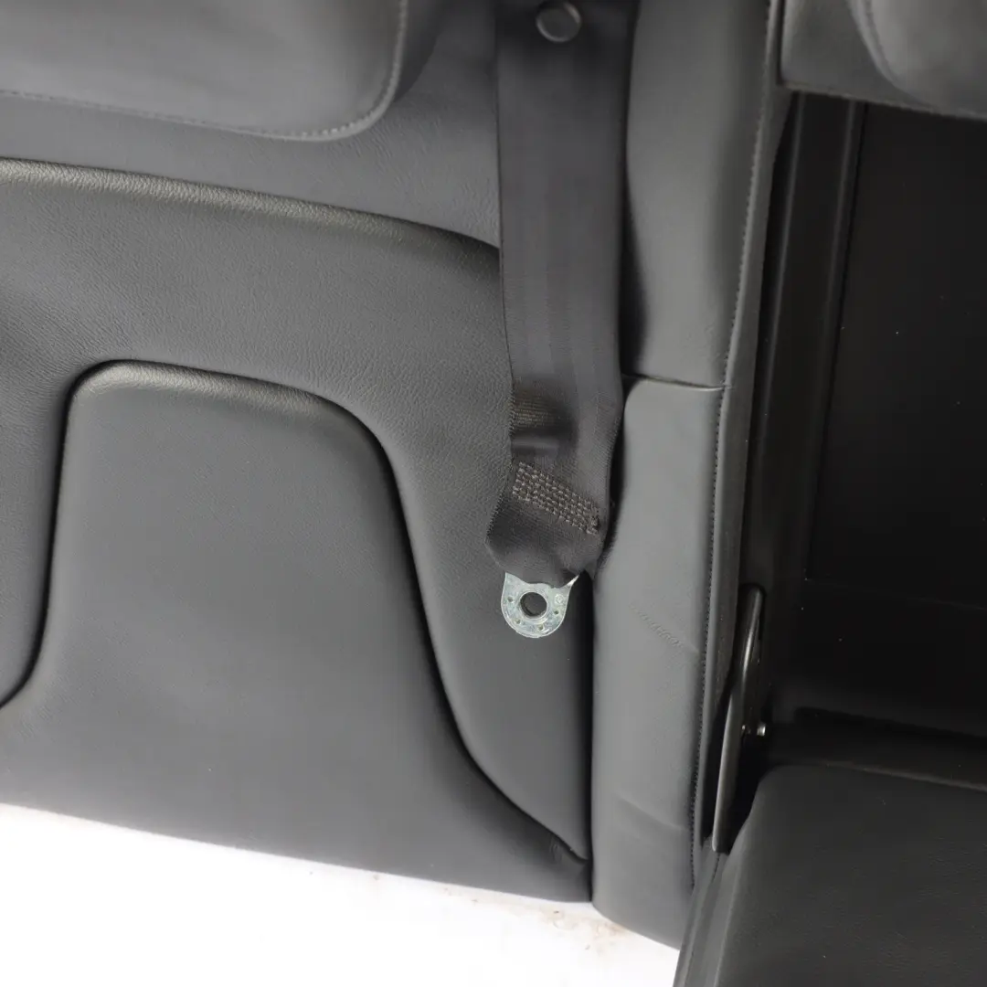 Audi A4 B8 Rear Seat Right O/S Backrest Cover Black Leather Soul Cup Holder