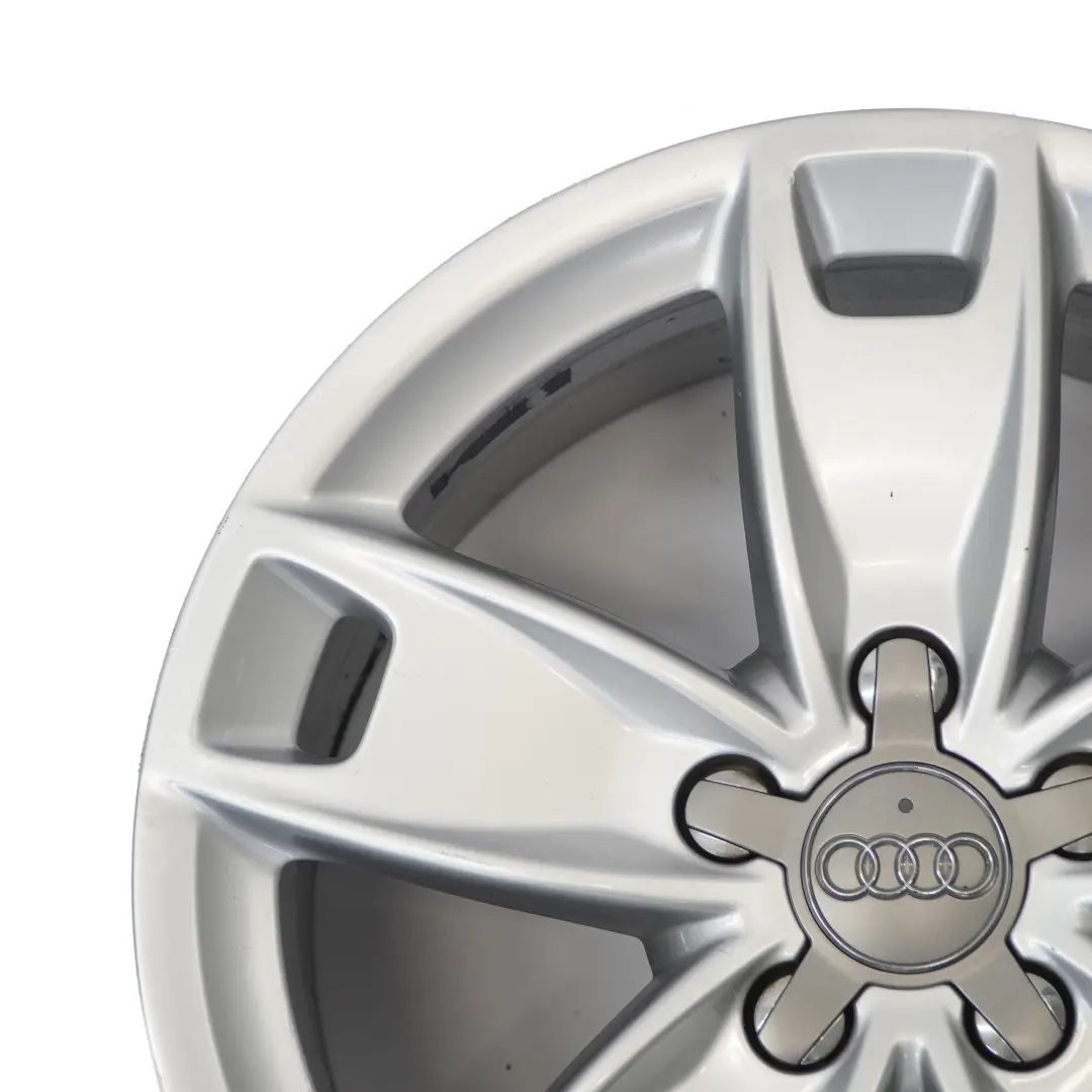 Audi A3 8P Silver Wheel Alloy Rim 17" 7,5J ET:56 Star Spoke 8P0601025BL