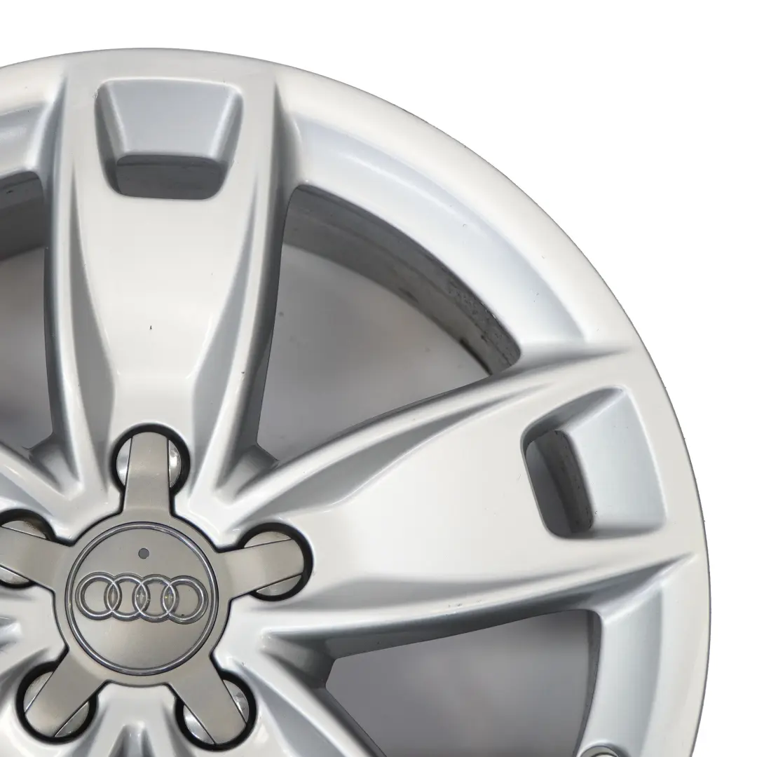 Audi A3 8P Silver Wheel Alloy Rim 17" 7,5J ET:56 Star Spoke 8P0601025BL