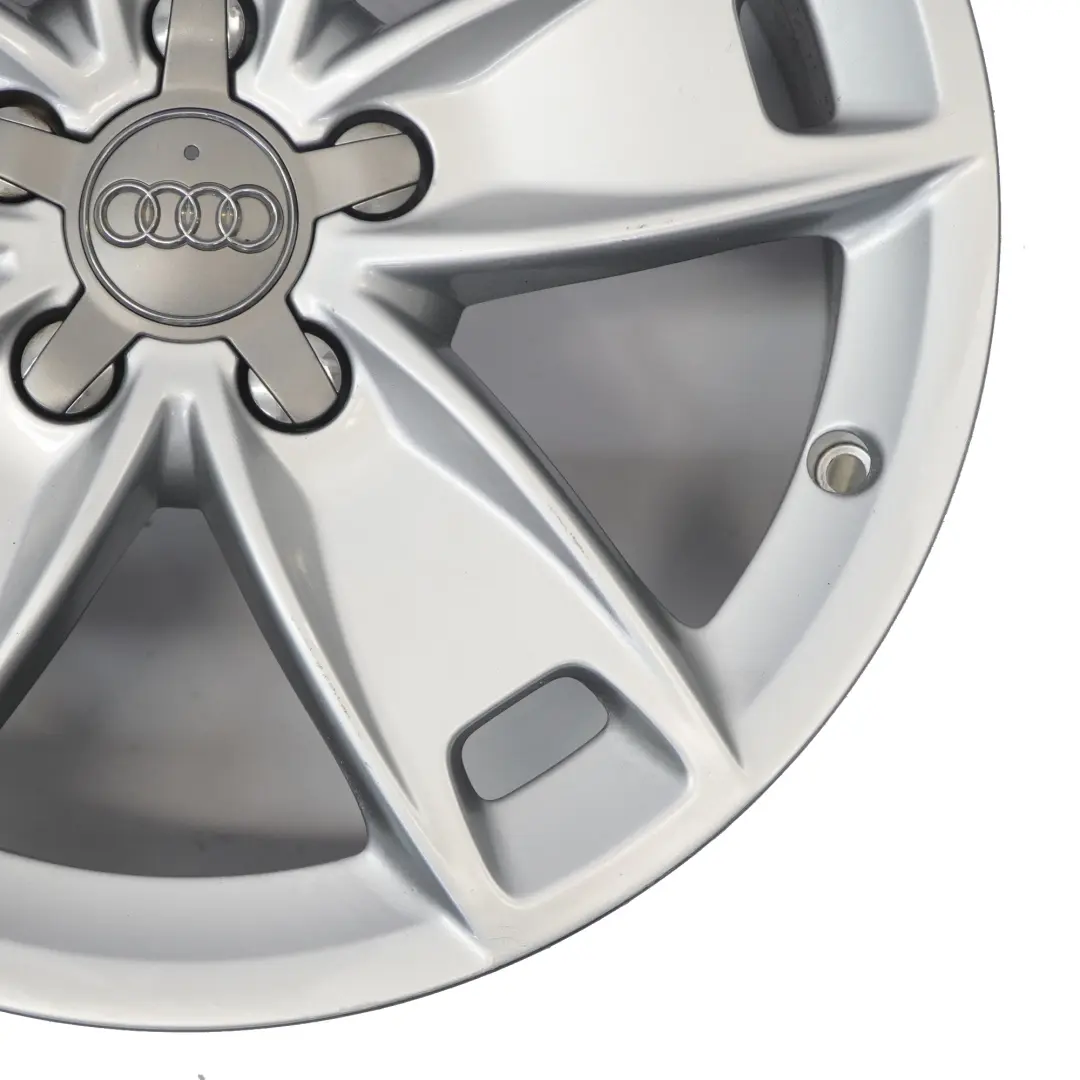 Audi A3 8P Silver Wheel Alloy Rim 17" 7,5J ET:56 Star Spoke 8P0601025BL