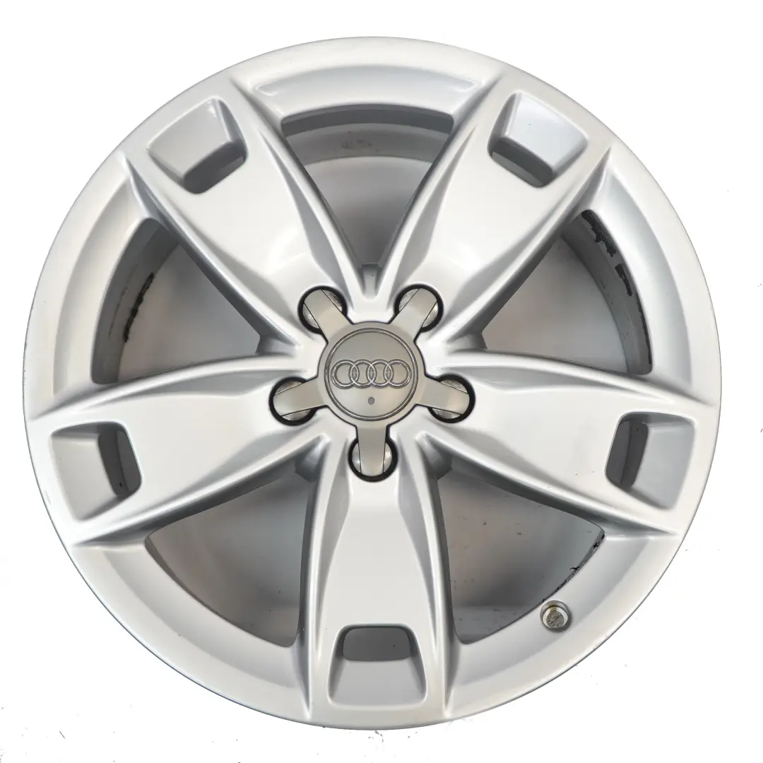 Audi A3 8P Silver Wheel Alloy Rim 17" 7,5J ET:56 Star Spoke 8P0601025BL