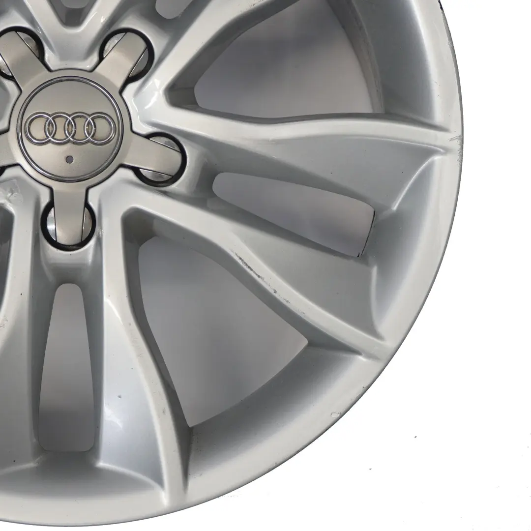 Audi A3 8P Silver Wheel Alloy Rim 17" 7,5J ET:56 Star Double Spoke 8P0601025CC