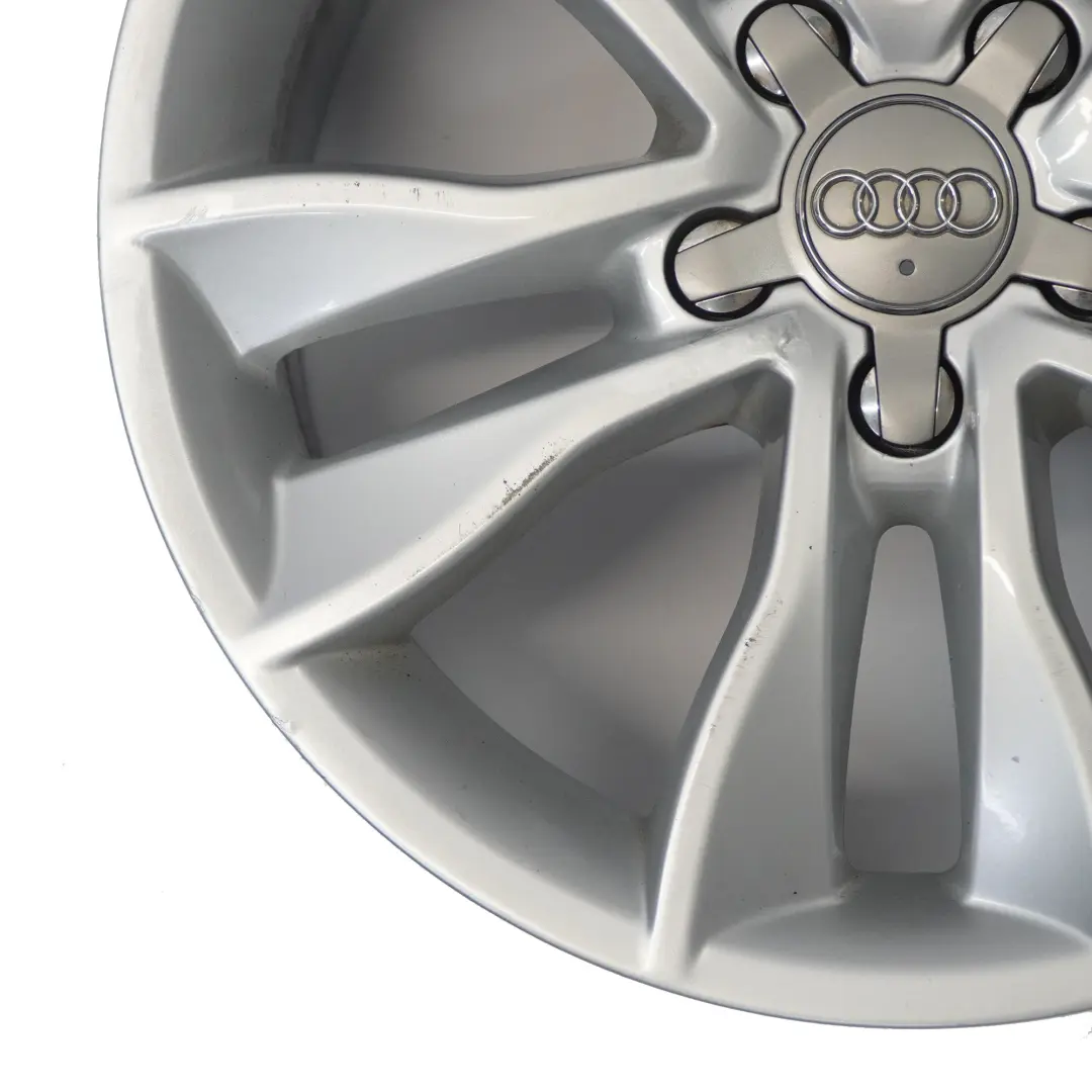 Audi A3 8P Silver Wheel Alloy Rim 17" 7,5J ET:56 Star Double Spoke 8P0601025CC