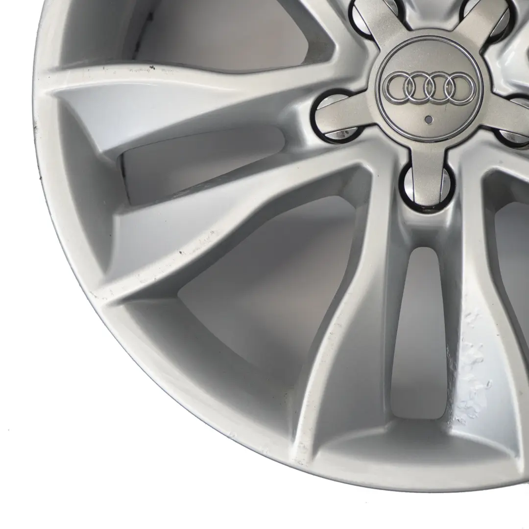 Audi A3 8P Silver Wheel Alloy Rim 17" 7,5J ET:56 Star Double Spoke 8P0601025CC