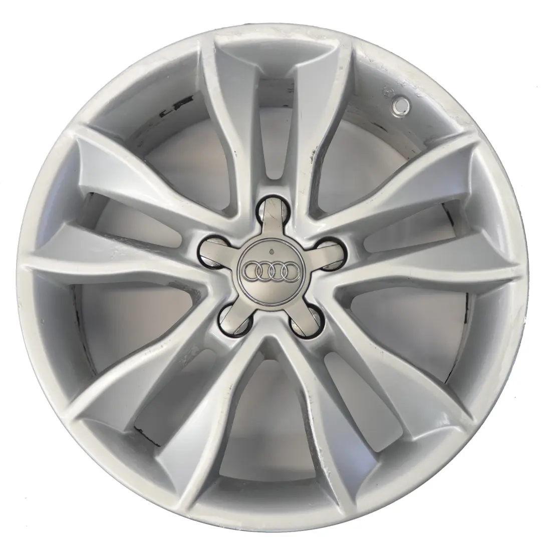 Audi A3 8P Silver Wheel Alloy Rim 17" 7,5J ET:56 Star Double Spoke 8P0601025CC