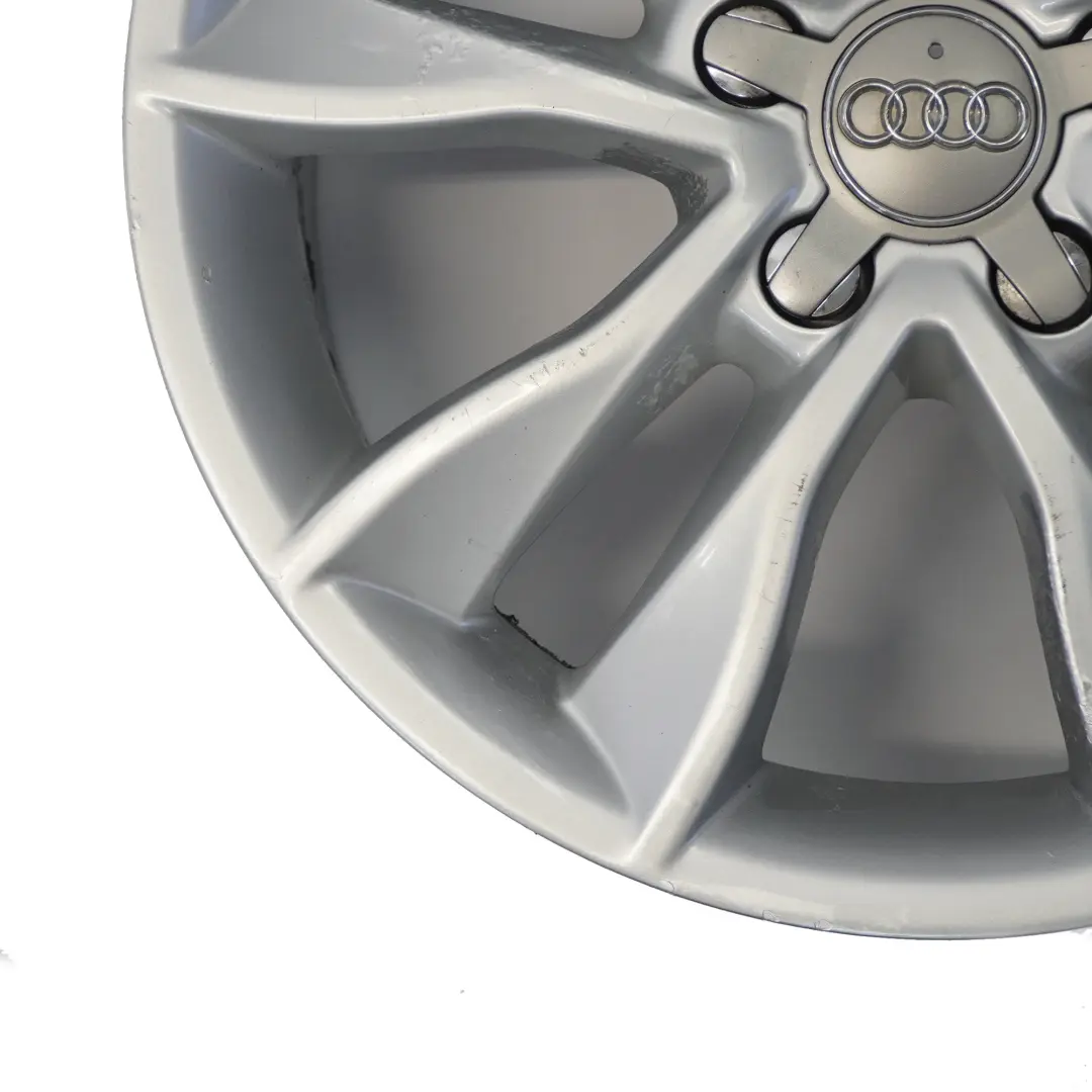 Audi A3 8P Silver Wheel Alloy Rim 17" 7,5J ET:56 Star Double Spoke 8P0601025CC