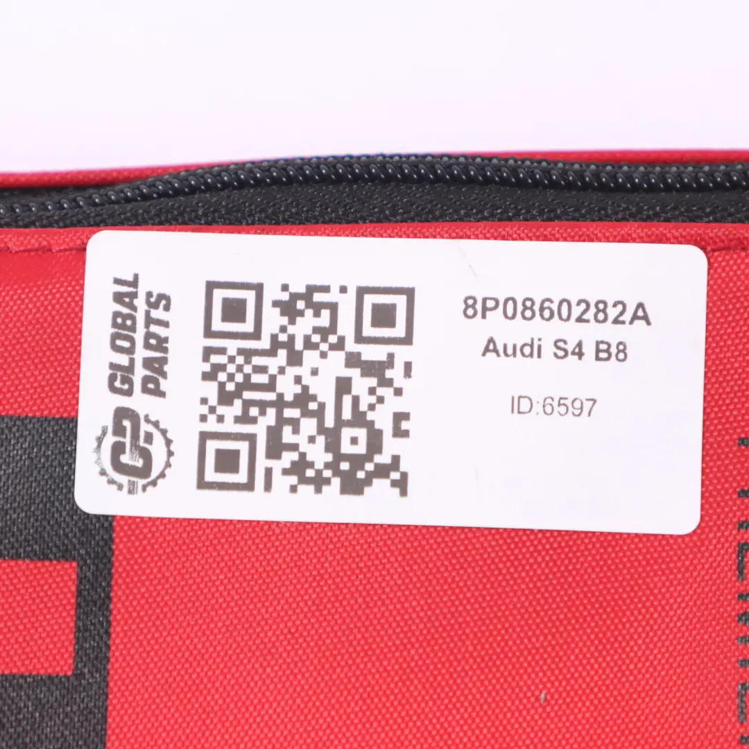 Audi A4 B8 Botiquín de Emergencia Set Bolsa Vendas Bolsa Roja 8P0860282A