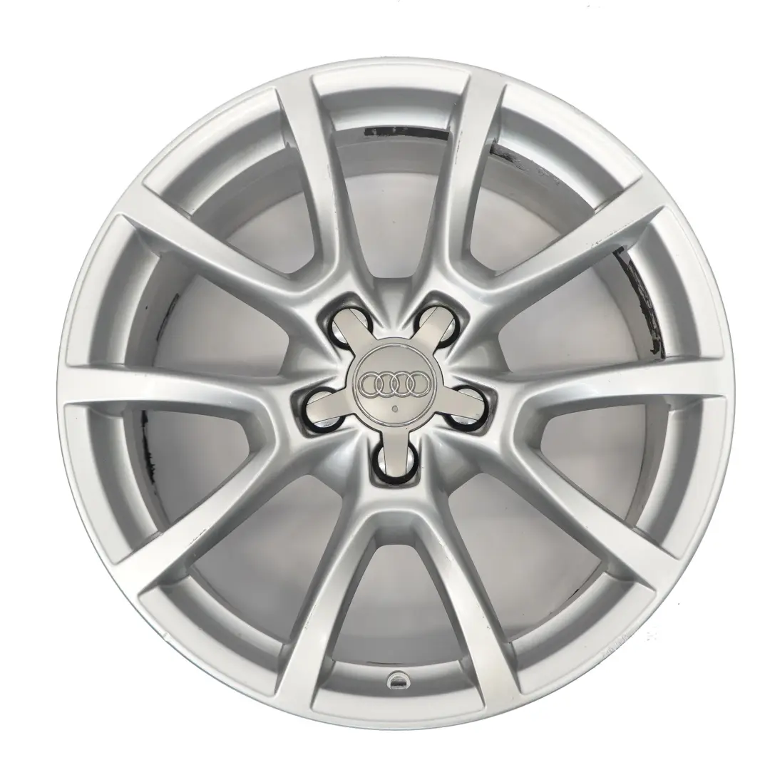 Audi Q5 8R Silver Wheel Alloy Rim 18" 8J ET:39 Double Spoke 8R0601025C