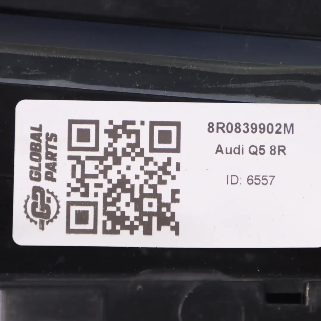 Audi Q5 8R Moldura Pilar Puerta Cubierta Trasera Derecha Alto Brillo 8R0839902M