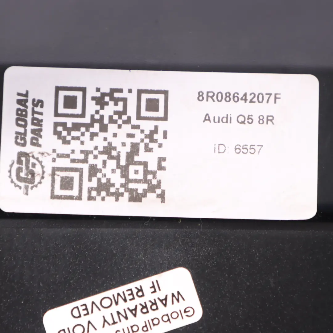 AUDI Q5 8R Podłokietnik Konsoli Środkowej Skórzany Czarny 8R0864207F