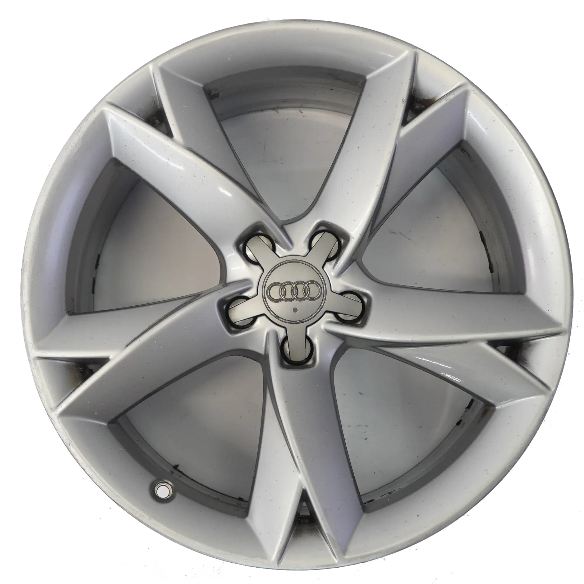 Audi A5 8T Silberne Leichtmetallfelge 19" 8.5J ET:32 Sternspeiche 8T0601025F