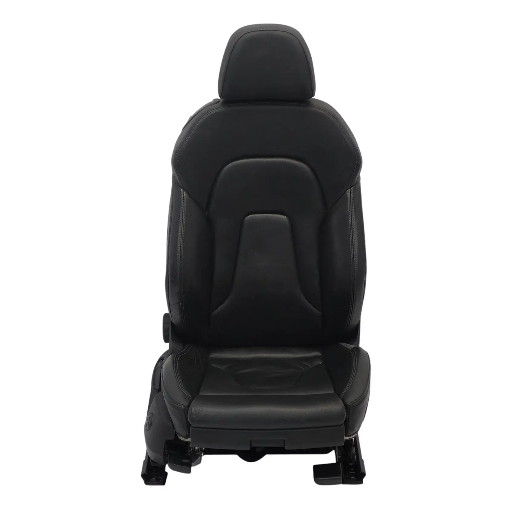 Audi A5 8T Coupe Asiento Delantero Sport Derecho Eléctrico Cuero Soul Negro