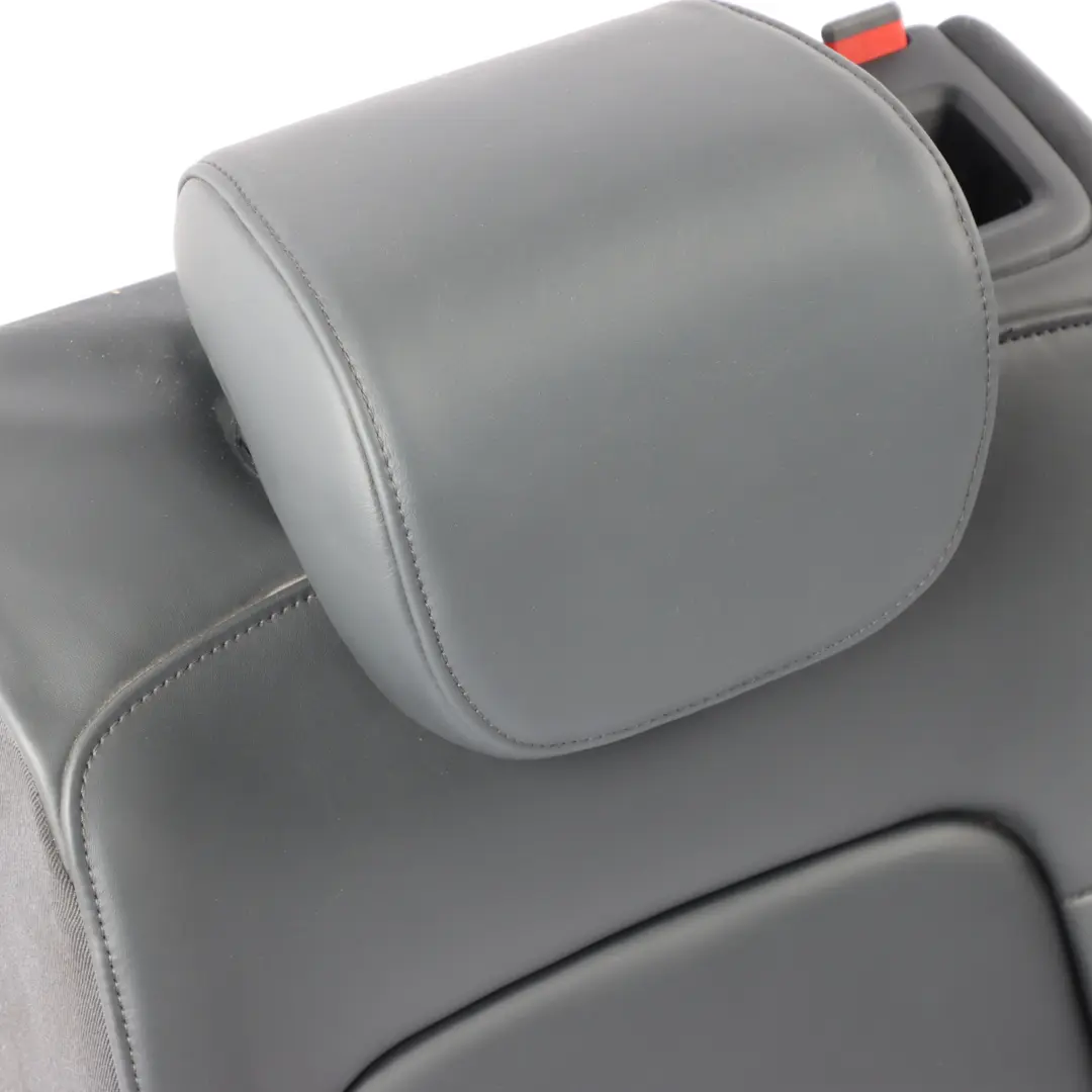 Audi A5 8T Seat Backrest Rear Left N/S Seat Back Cover Black Leather