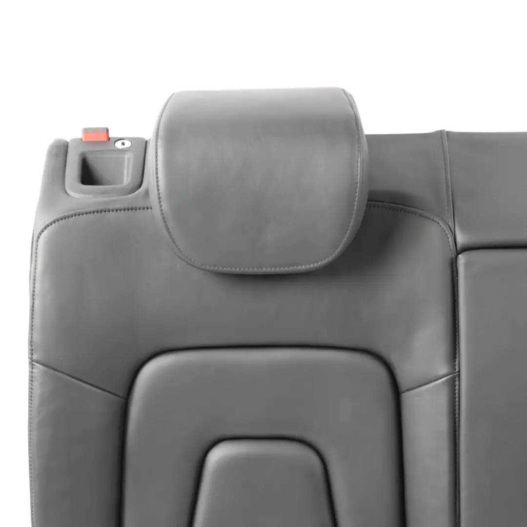 Audi A5 8T Seat Backrest Rear Right O/S Back Cover Leather Black