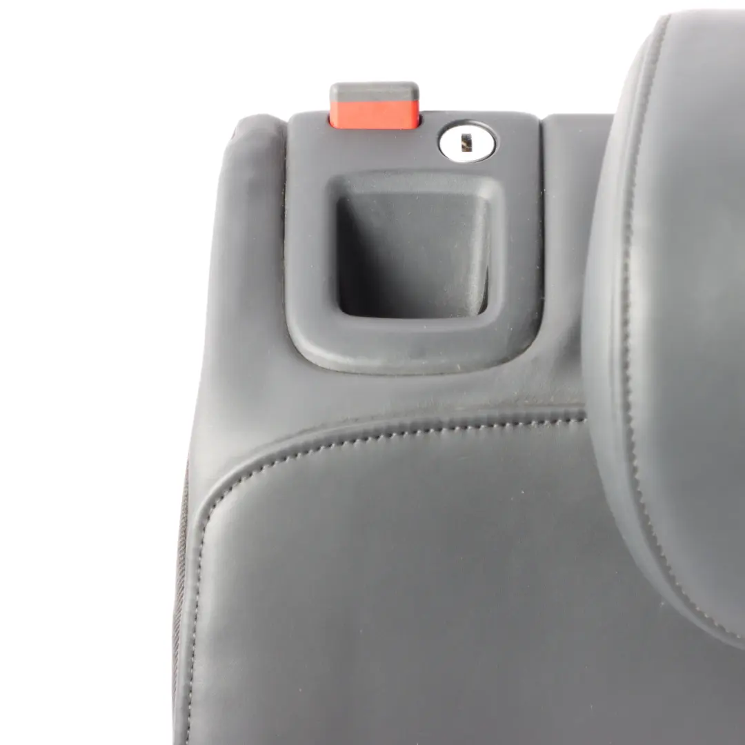 Audi A5 8T Seat Backrest Rear Right O/S Back Cover Leather Black