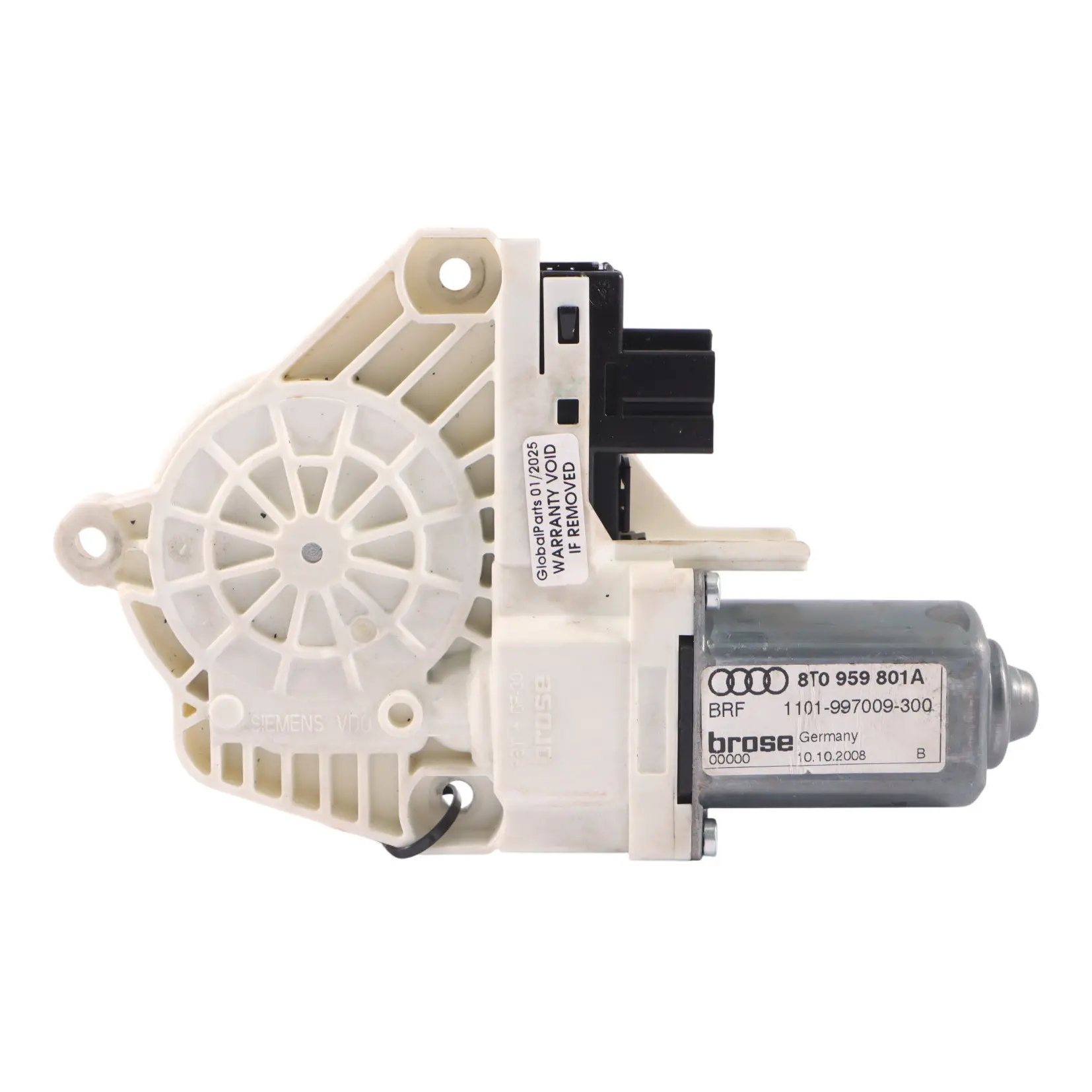 Audi A5 8T Vordertür Fensterheber Mechanismus Motor Links 8T0959801A