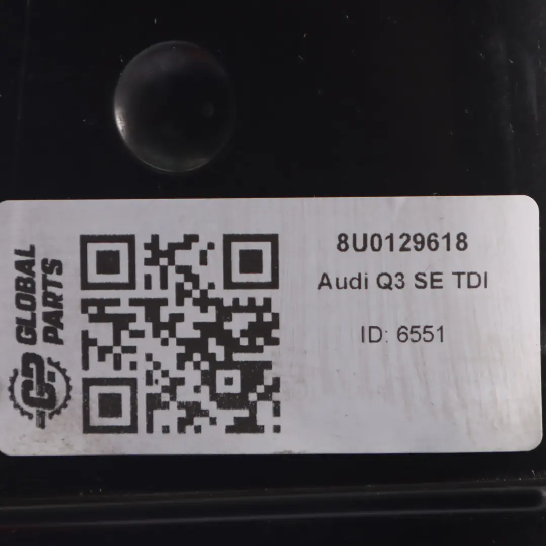 Audi Q3 8U 2.0 TDI Conduit d'air Boîte de filtre à air Tuyau d'entrée 8U0129618