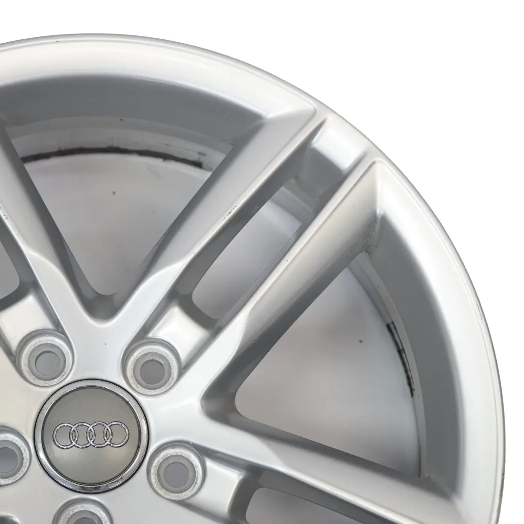 Audi Q3 8U Silver Wheel Alloy Rim 18" 7J ET:43 Double Star Spoke 8U0601025AA