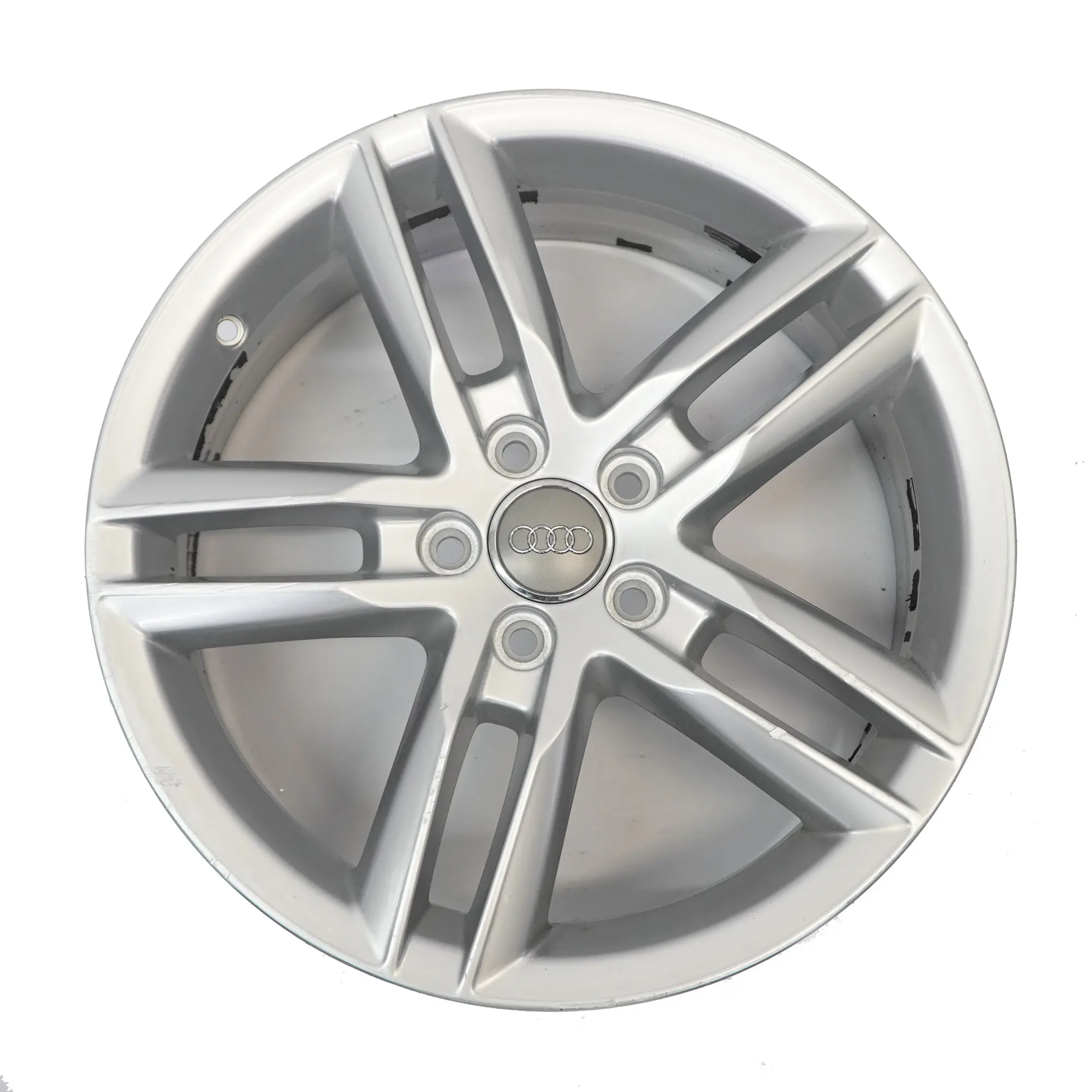 Audi Q3 8U Silver Wheel Alloy Rim 18" 7J ET:43 Double Star Spoke 8U0601025AA