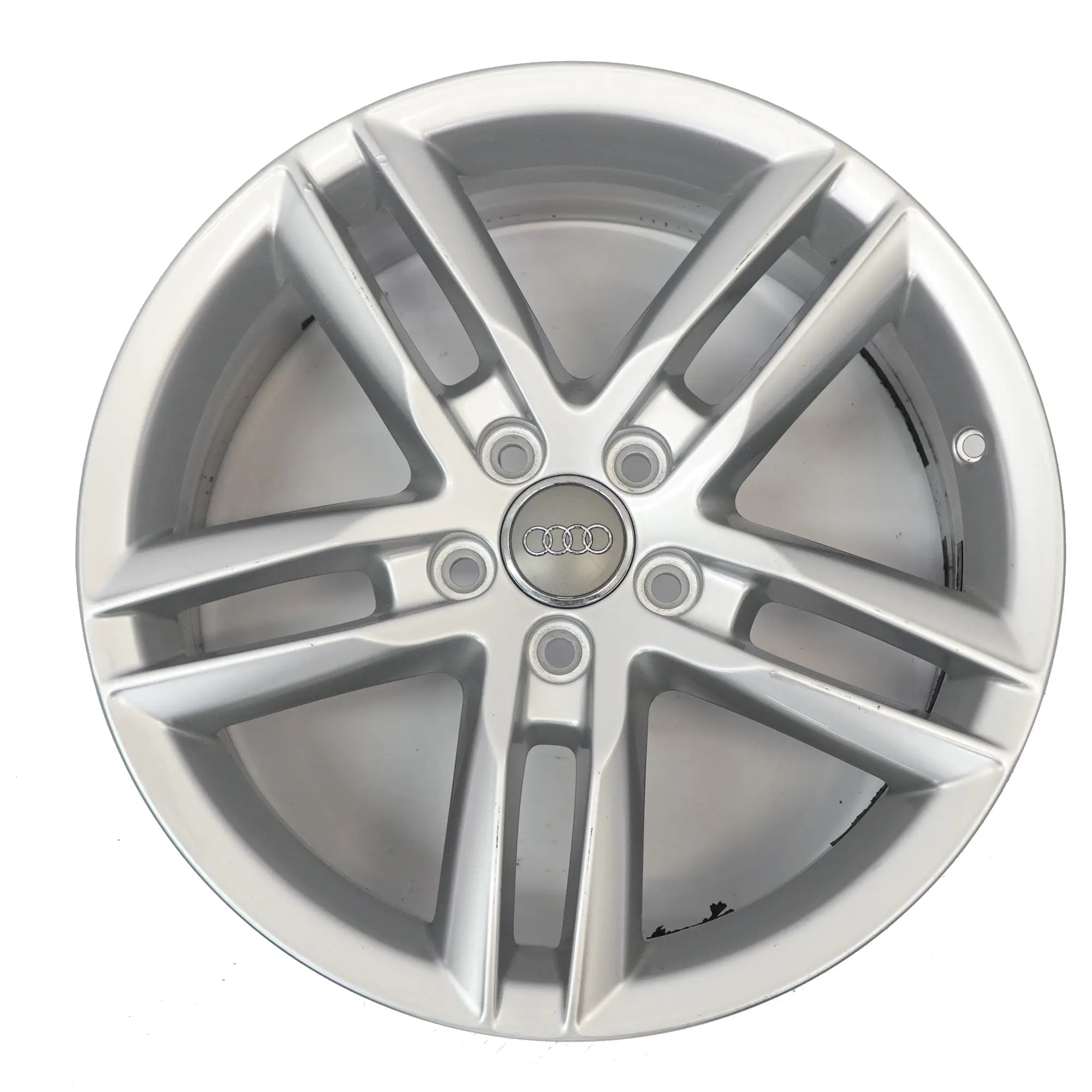 Audi Q3 8U Silver Wheel Alloy Rim 18" 7J ET:43 Double Star Spoke 8U0601025AA