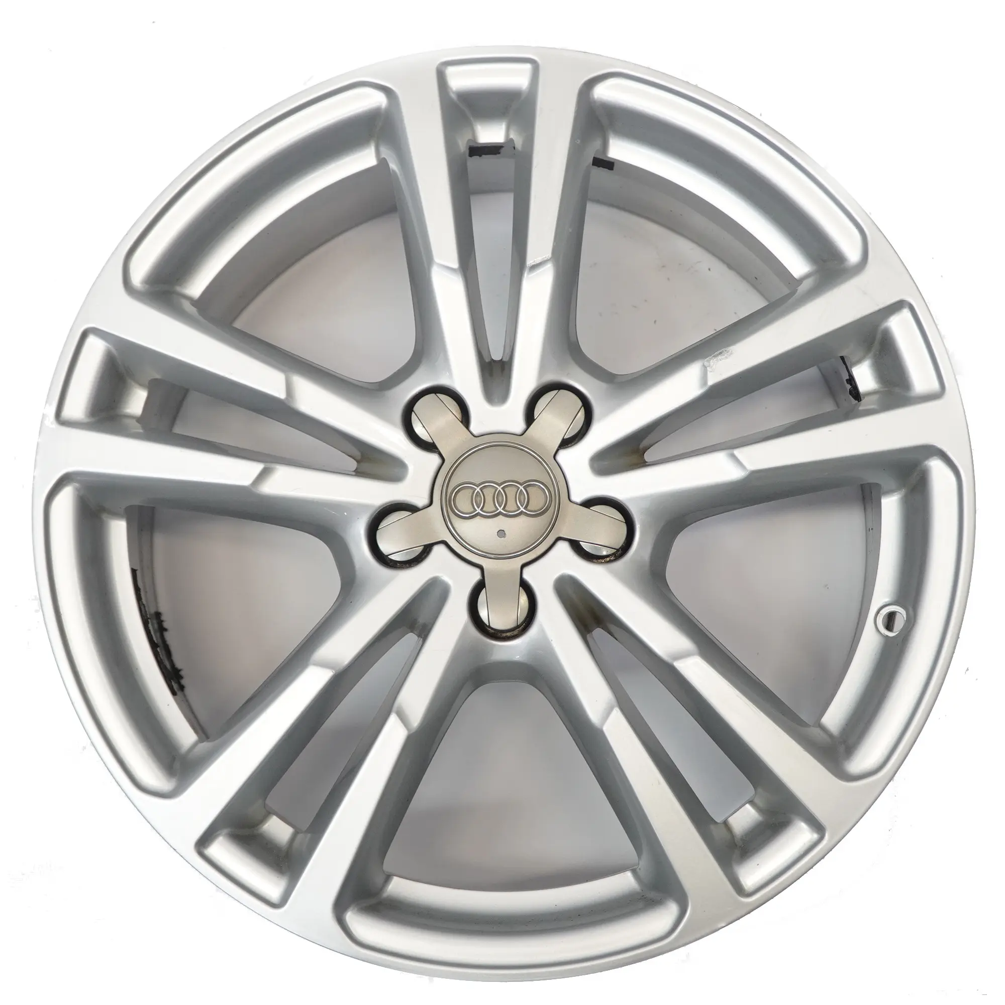 Audi Q3 8U Jante argentée en alliage 18" 7J ET:43 Double Star Spoke 8U0601025AJ