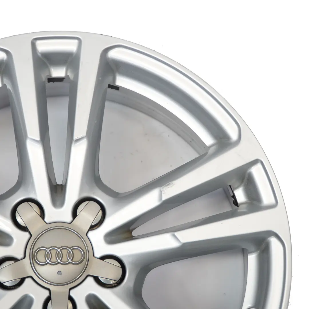 Audi Q3 8U Silver Wheel Alloy Rim 18" 7J ET:43 Double Star Spoke 8U0601025AJ