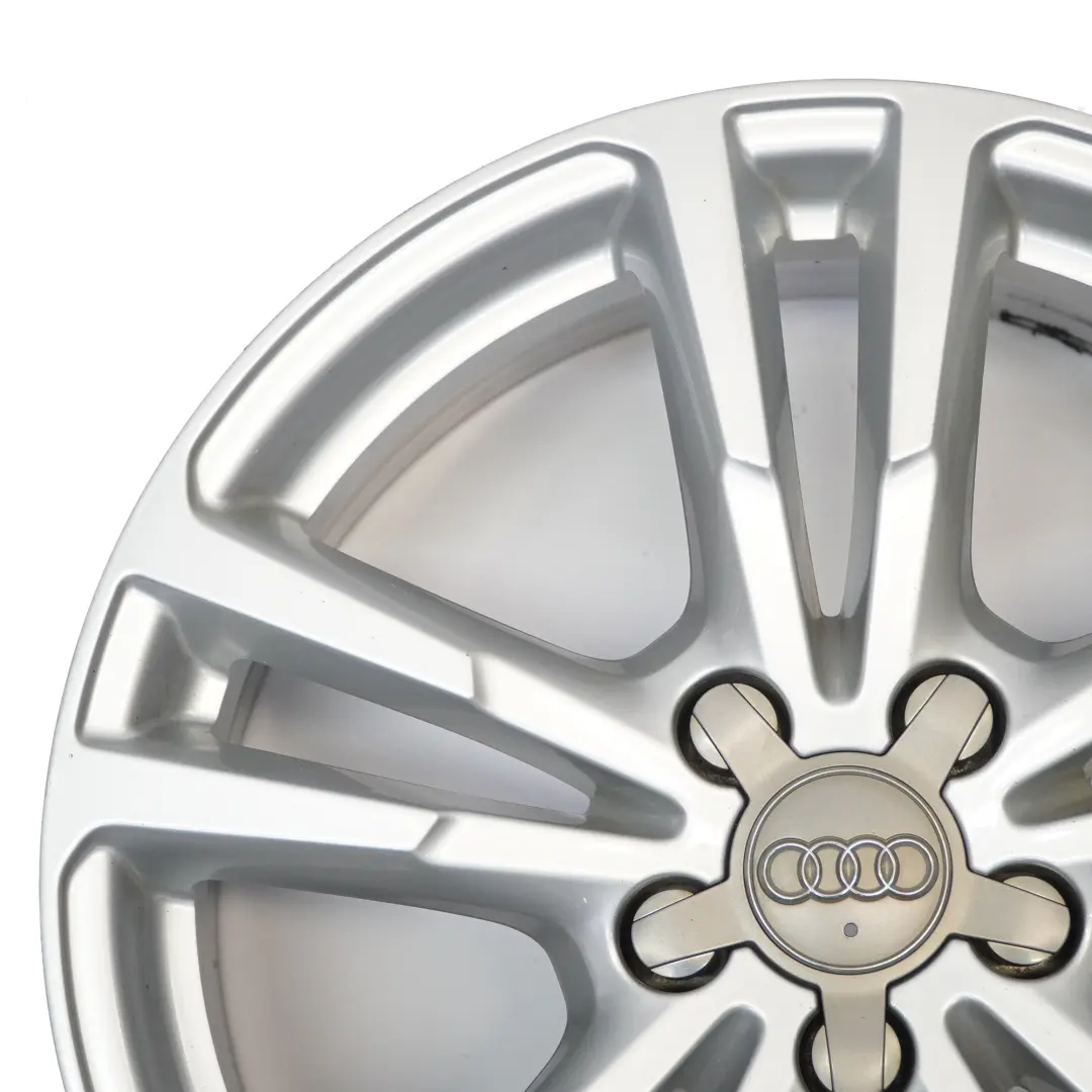 Audi Q3 8U Silver Wheel Alloy Rim 18" 7J ET:43 Double Star Spoke 8U0601025AJ