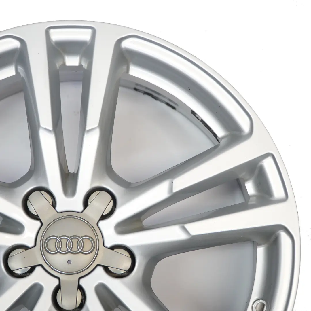 Audi Q3 8U Silver Wheel Alloy Rim 18" 7J ET:43 Double Star Spoke 8U0601025AJ