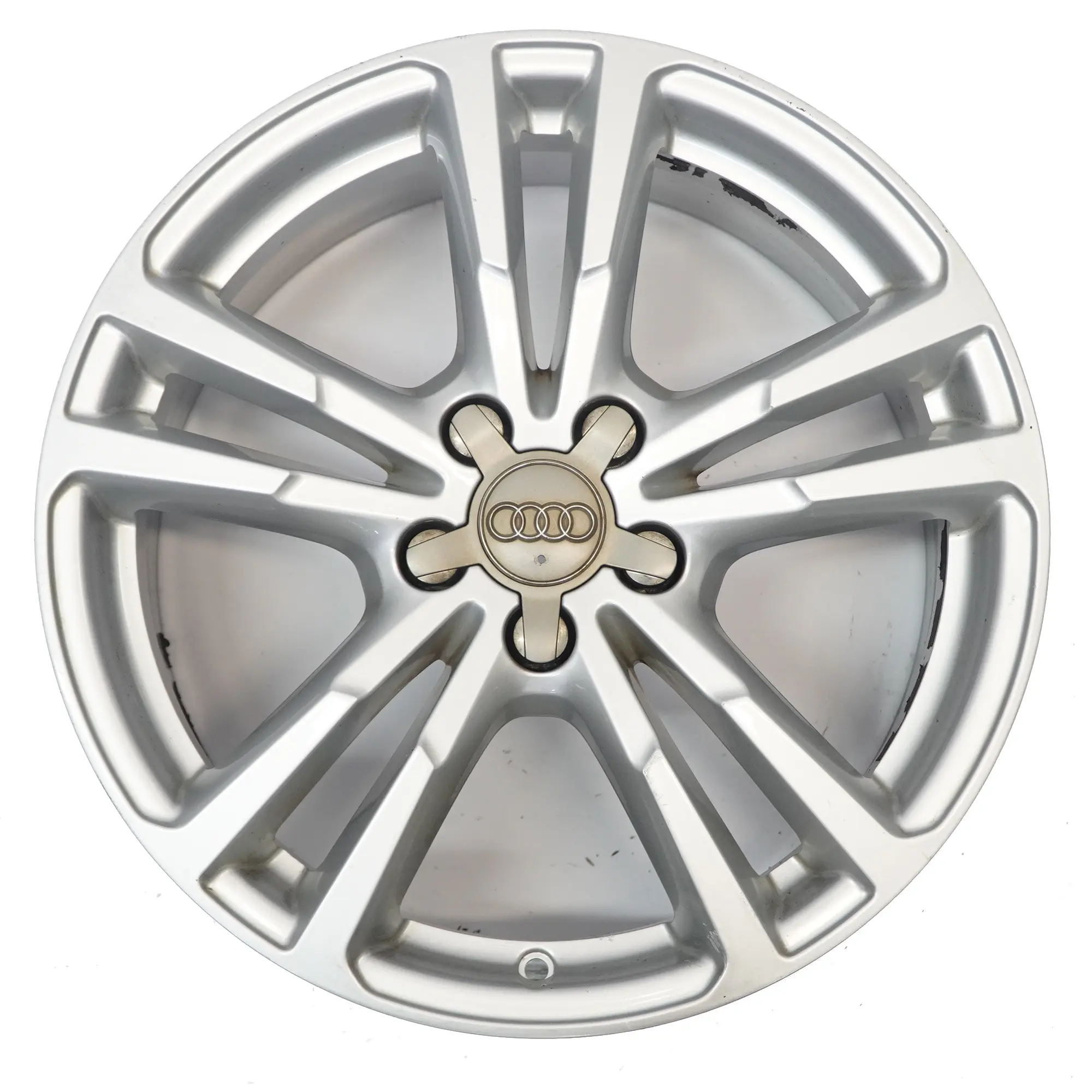 Audi Q3 8U Silver Wheel Alloy Rim 18" 7J ET:43 Double Star Spoke 8U0601025AJ