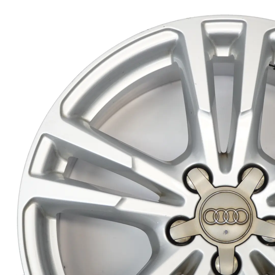 Audi Q3 8U Silver Wheel Alloy Rim 18" 7J ET:43 Double Star Spoke 8U0601025AJ