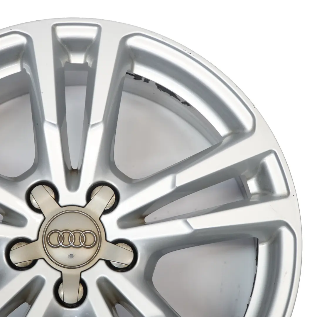 Audi Q3 8U Silver Wheel Alloy Rim 18" 7J ET:43 Double Star Spoke 8U0601025AJ