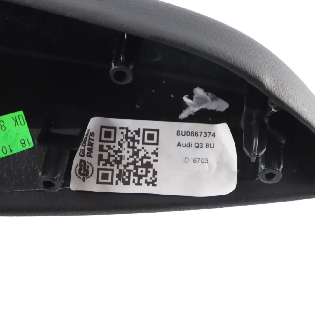 Audi Q3 8U Door Card Armrest Trim Panel Rear Right O/S Soul Black 8U0867374