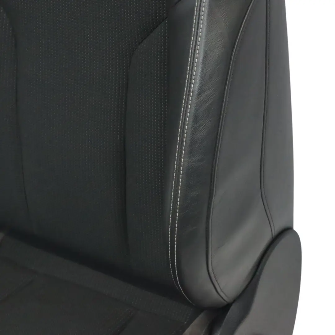 Audi Q3 8U Sport Seat Front Right O/S S-Line Interior Half Leather Black Silver