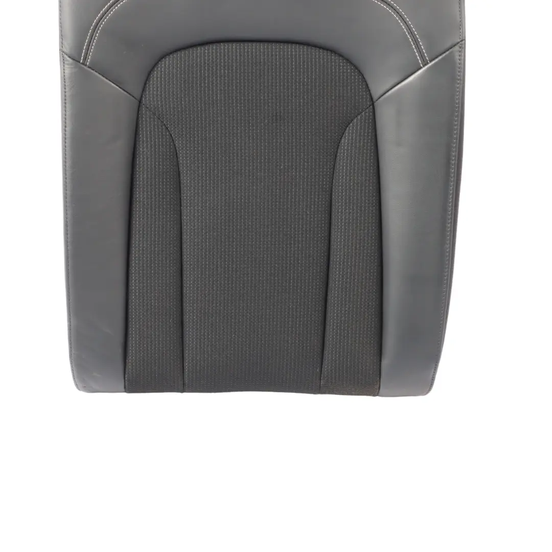 Audi Q3 8U Seat Backrest Cover Rear Left N/S Fabric Cloth Pearlnappa Black