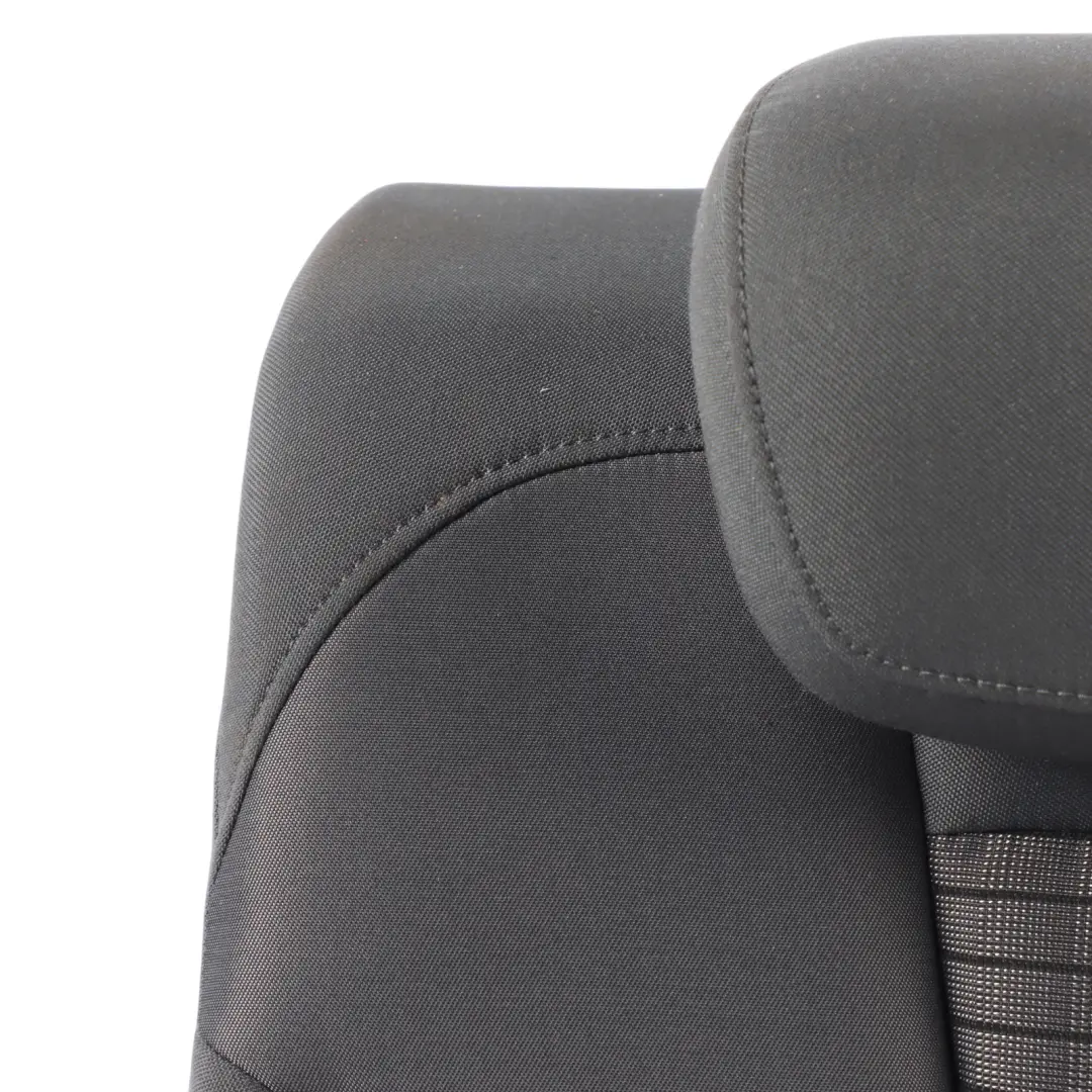 Audi A3 8V Seat Backrest Covering Rear Left N/S Cloth Fabric Soul Black