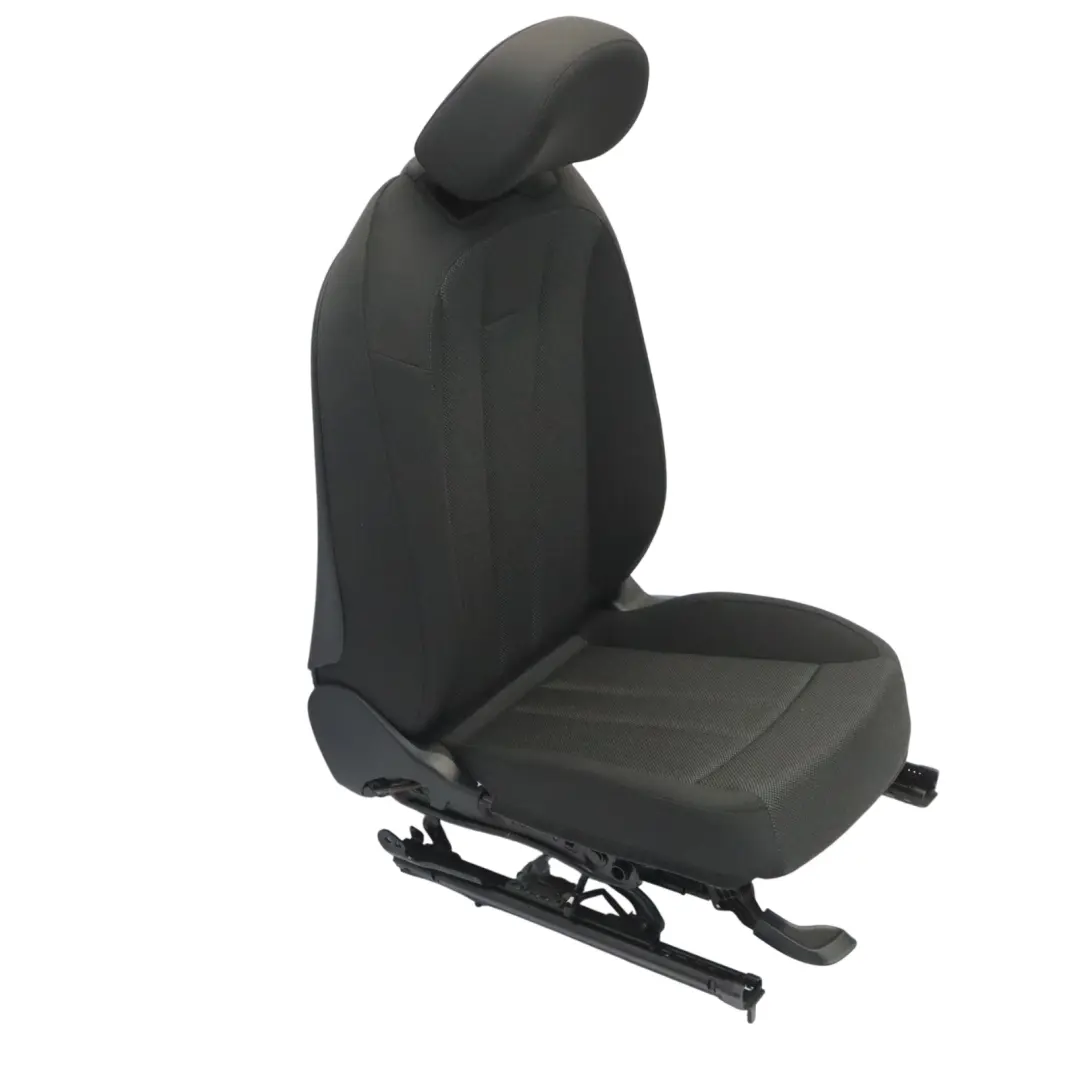 Audi A4 B9 8W Asiento Delantero Izquierdo Interior Calefactable Tela Soul Negro