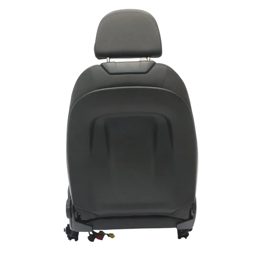 Audi A4 B9 8W Asiento Delantero Izquierdo Interior Calefactable Tela Soul Negro