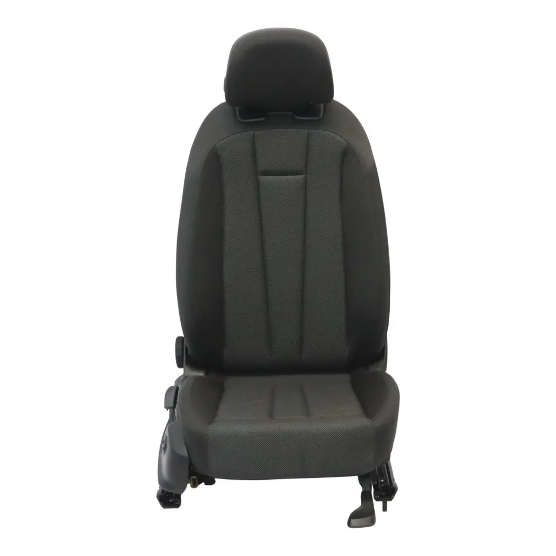 Audi A4 B9 8W Asiento Delantero Derecho Interior Calefactable Tela Soul Negro