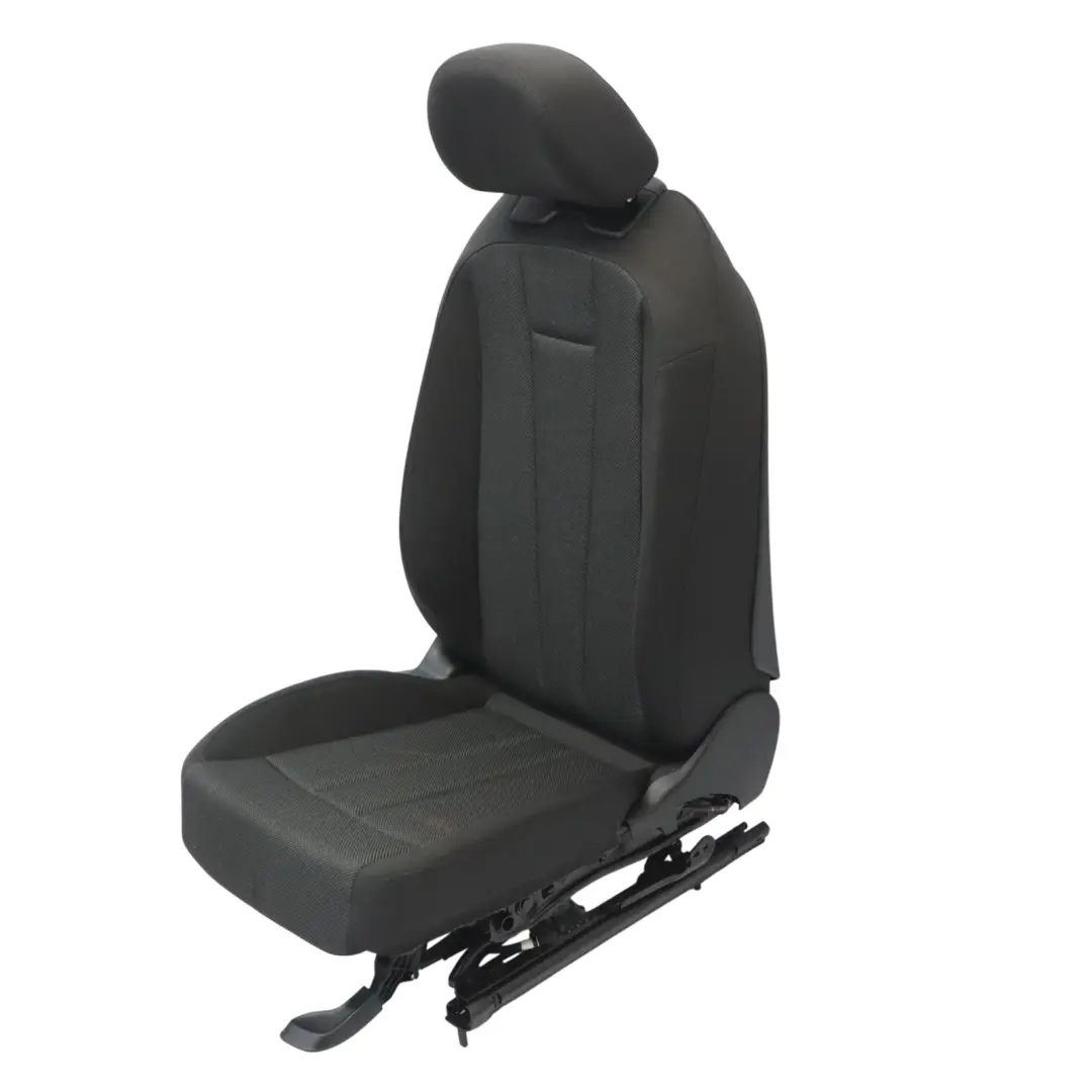 Audi A4 B9 8W Asiento Delantero Derecho Interior Calefactable Tela Soul Negro