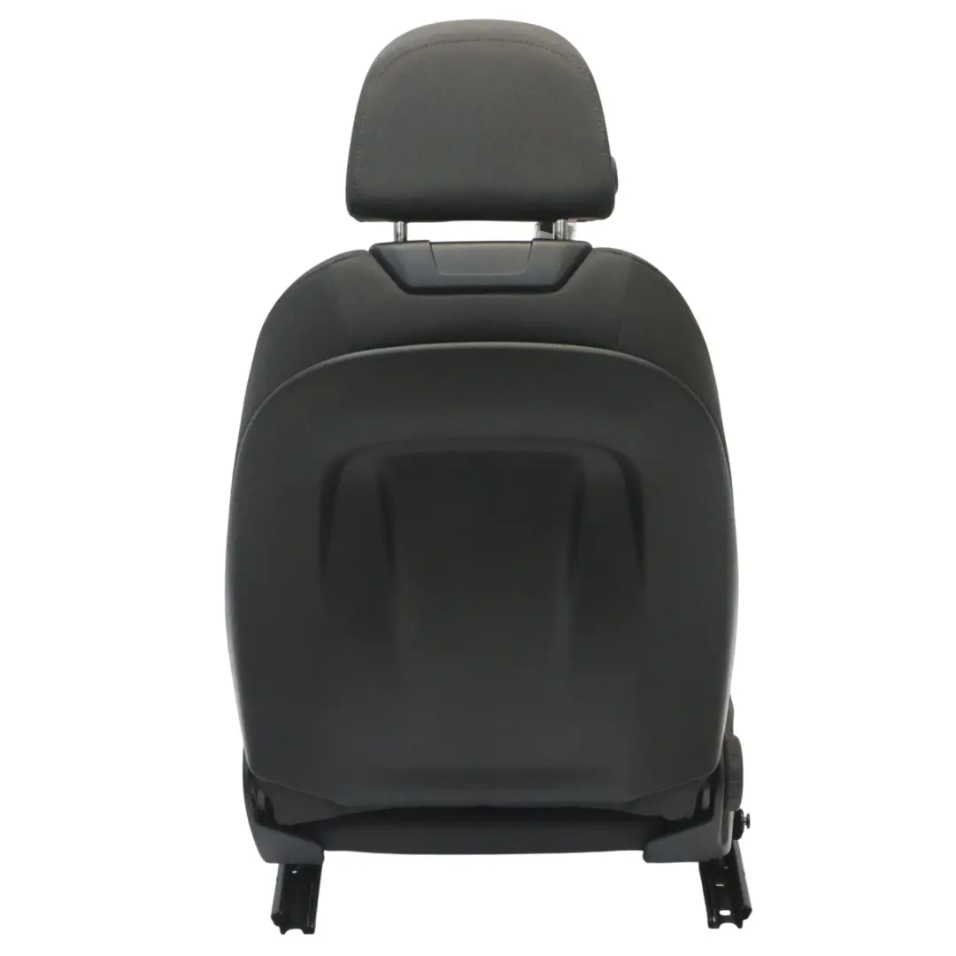 Audi A4 B9 8W Asiento Delantero Derecho Interior Calefactable Tela Soul Negro