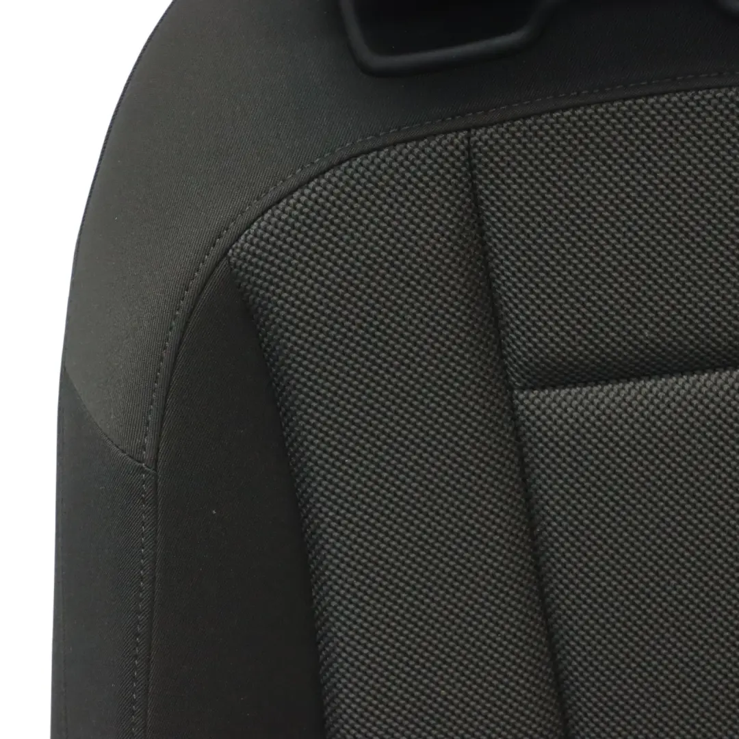 Audi A4 B9 8W Asiento Delantero Derecho Interior Calefactable Tela Soul Negro