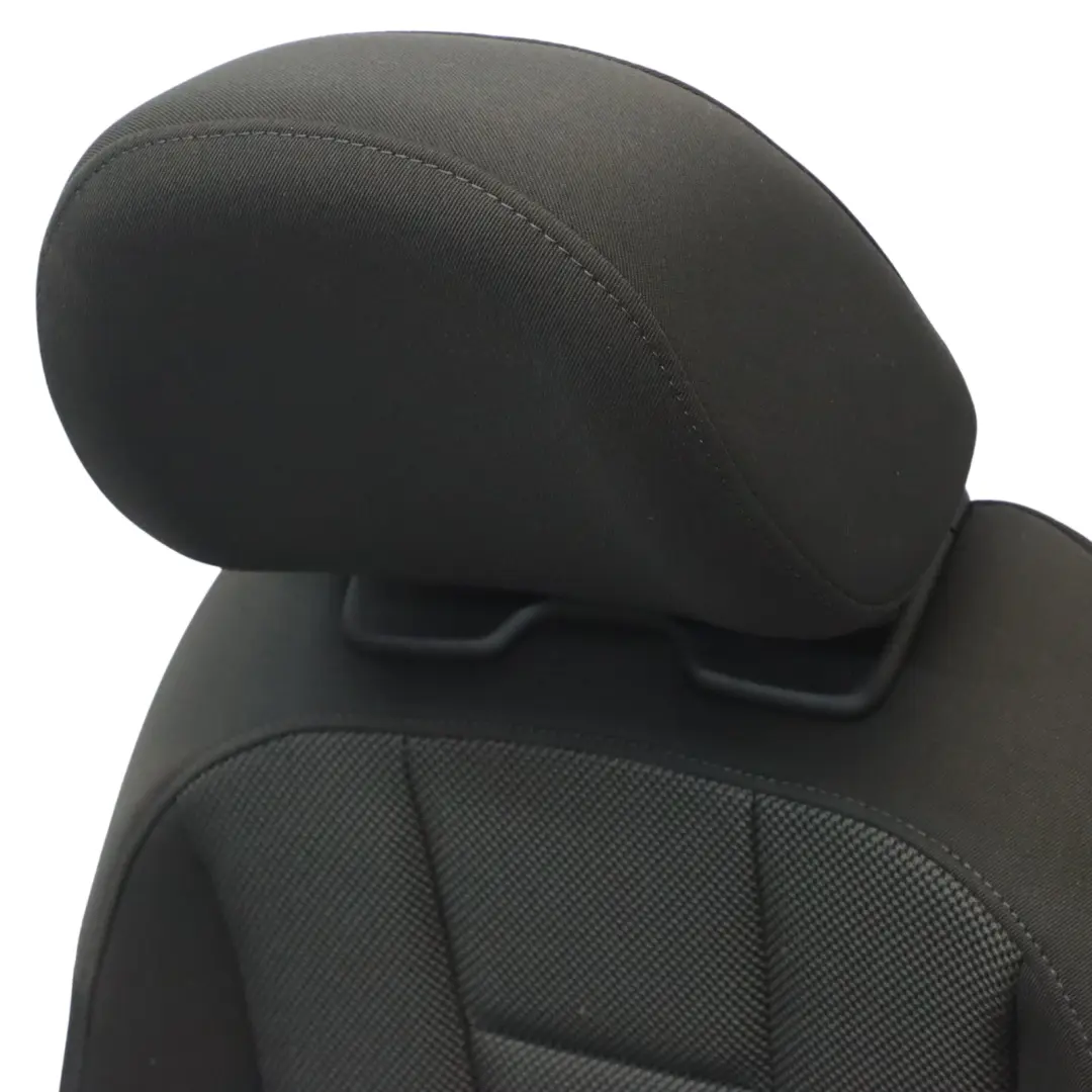 Audi A4 B9 8W Asiento Delantero Derecho Interior Calefactable Tela Soul Negro