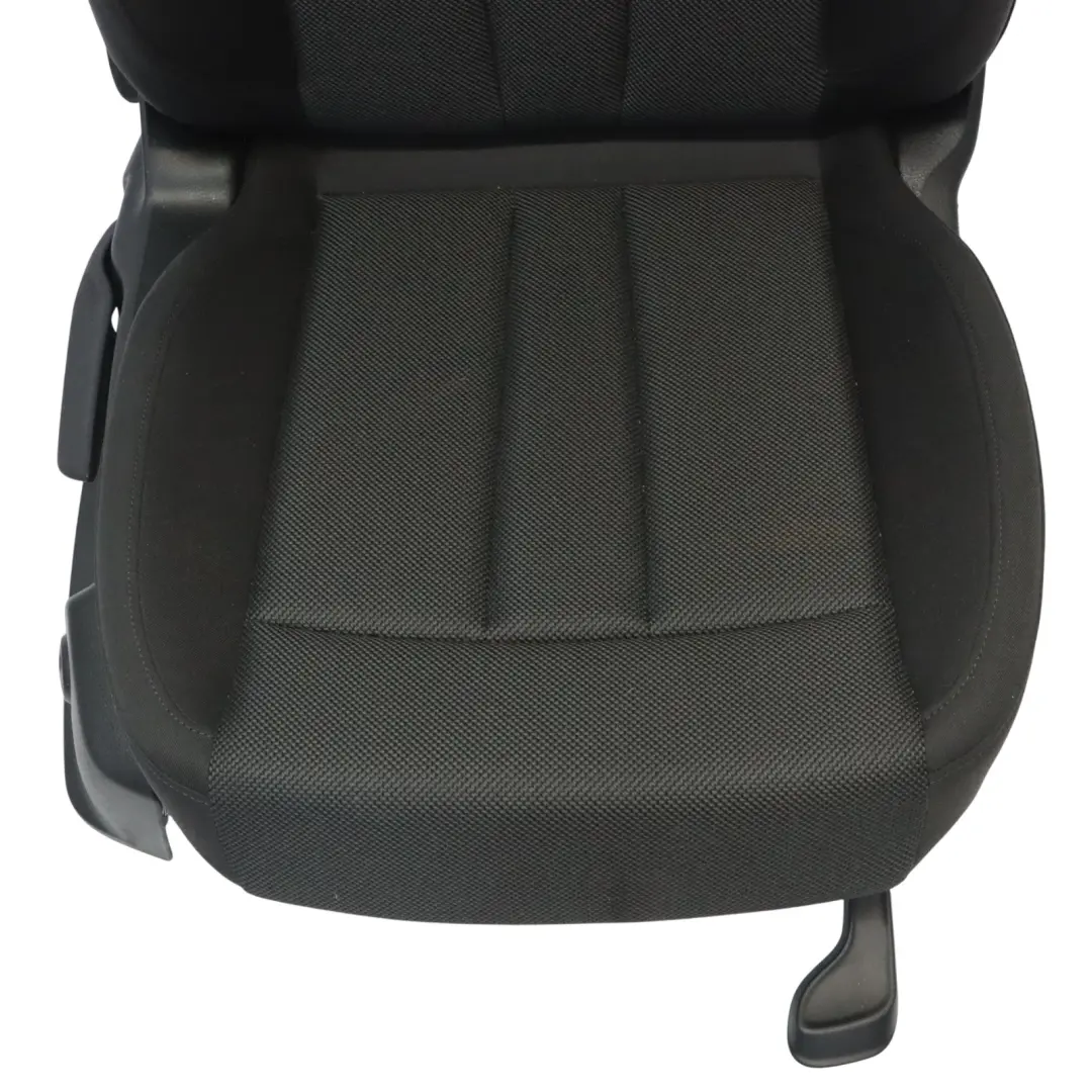 Audi A4 B9 8W Asiento Delantero Derecho Interior Calefactable Tela Soul Negro