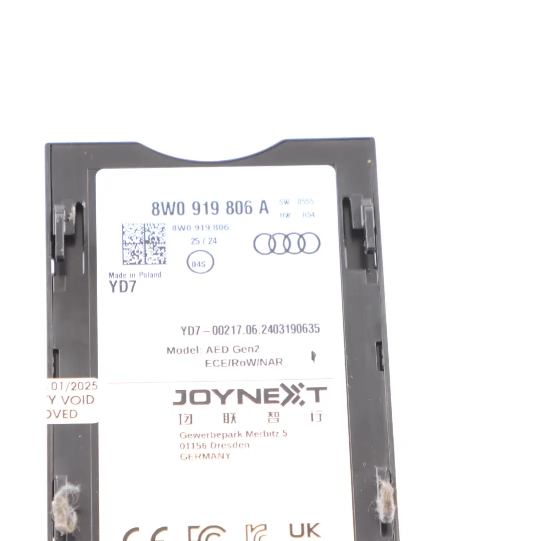 Audi S3 8Y A4 B9 8W Data Reader Module Body Control Unit 8W0919806A